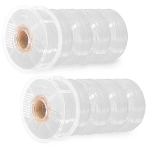 Pachet REFILL Azurefilm PETG Hyper Speed White 10kg+2 masterspool