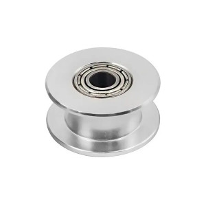 Rola intinzatoare fara dinti tip 20 pentru curea GT2 6mm ax 3mm - Img 1