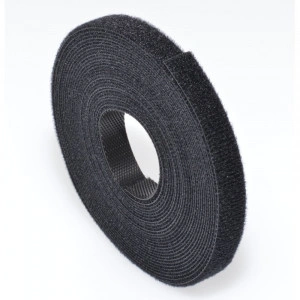 Banda cu arici tip VELCRO 1cm x 5m negru