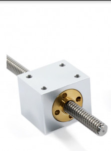 Bloc din aluminiu pentru fixare piulita T8