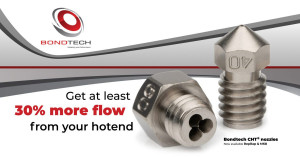 Bondtech CHT® MK8 Coated Brass Nozzle 0,8mm - Img 2