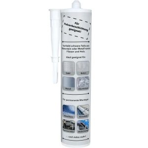 Everglue 1K MS polymer adhesive sealant high temperature white 440g