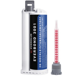 Everglue 2K MMA Everbond 3001 - adeziv elastic bicomponent MMA, cartuș dublu 50ml 10:1