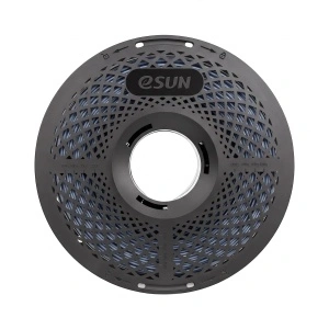 Detaliu filament eSUN PETG-Basic Grey, textură și culoare