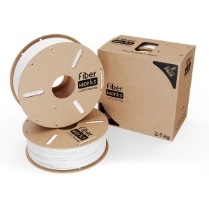 Filament Fiberlogy PLA FiberWORKS White 2x1kg