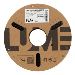 Rolă carton filament 3D Lume PLA Plus Black
