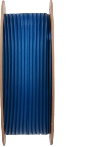 Rolă filament Polymaker HT-PLA-GF Blue văzută din profil