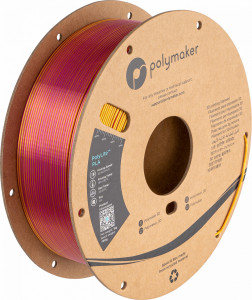 Filament POLYMAKER PolyLite Silk PLA Dual Color Banquet Gold-Magenta 1Kg