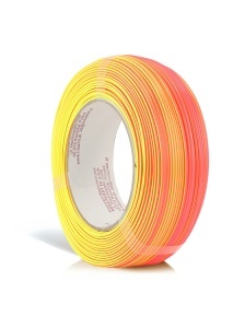 Obiect printat 3D cu filamentul PLA Magic Neon Sunrise de la Rosa 3D, ilustrând efectul dual-color, din oferta ReprapMania