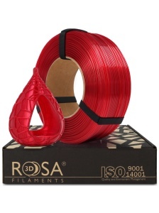 FILAMENT Rosa 3D ReFill PET-G Standard HS Red Wine Transparent 1kg