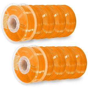 Pachet REFILL Azurefilm PETG Hyper Speed Orange 10kg+2 masterspool