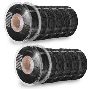 Pachet REFILL Azurefilm PLA Black 10kg+2 masterspool