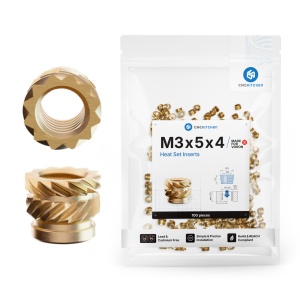 Piulite inserabile - M3x5x4 -Voron-pachet 100 bucati