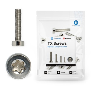 Surub M3x8 mm, TX10, oțel inoxidabil AISI 304, cap redus - 25 bucati