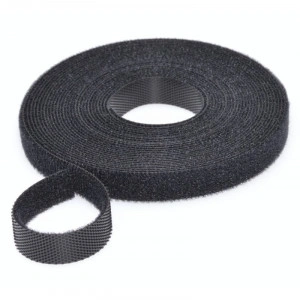 Banda cu arici tip VELCRO 1cm x 5m negru