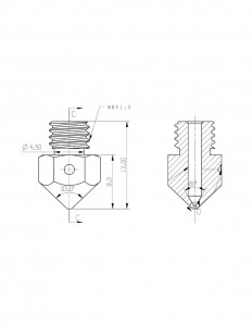 Duza Alama 1mm MK8 - Img 2