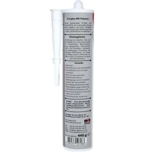 Everglue 1K MS polymer adhesive sealant high temperature white 440g