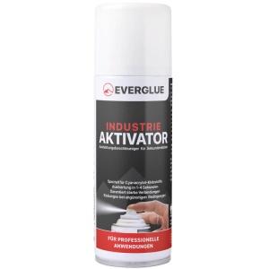 Everglue Activator Spray - accelerator de întărire pentru adezivi cianoacrilici, aerosol 200ml (cod 650006)