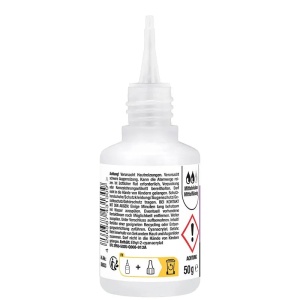 Everglue adeziv cianoacrilat flexibil pentru cauciuc si EPDM, 50g, eticheta spate