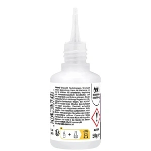 Everglue adeziv cianoacrilat flexibil pentru cauciuc si EPDM, 50g, eticheta spate