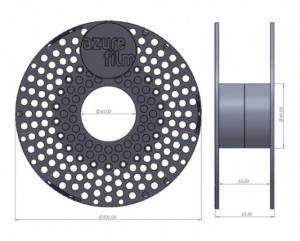 Filament Azurefilm Wood Cork-750grame 1.75m