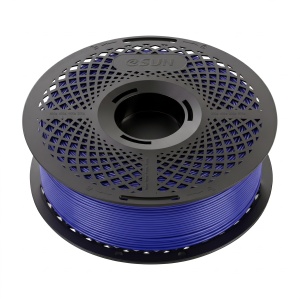 Rolă filament eSUN PETG-Basic Blue 1kg, vedere din profil