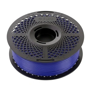 Rolă filament eSUN PETG-Basic Blue 1kg, vedere din profil