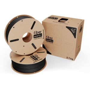 Filament Fiberlogy PLA FiberWORKS Black 2x1kg