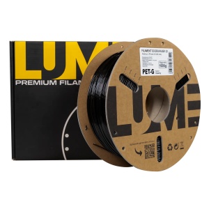 Bobină filament Lume PET-G Black 1.75mm