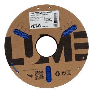 Rolă carton filament 3D Lume PET-G Dark Blue