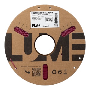 Rolă carton filament 3D Lume PLA Plus Burgundy