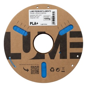 Detaliu înfășurare perfectă filament Lume PLA+ Light Blue - Reprapmania