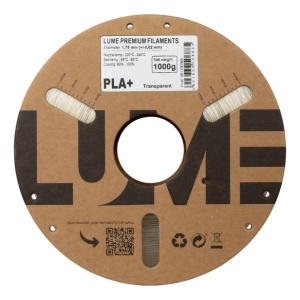 Detaliu înfășurare perfectă filament Lume PLA+ Transparent - Reprapmania