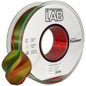 Filament Profesional Silk PLA Tri Color Red Yellow Green 1kg