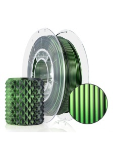 Filament Rosa 3D PLA Magic SILK Mistic Green (black+green) 300g