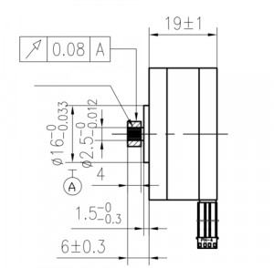 Nema14 ROUND PANCAKE MOTOR-1,88 A -19mm-18oz-1.8DEG - Img 3
