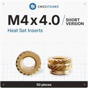 Piulițe Insertabile M4 Short - Pachet Industrial 1000 Bucăți