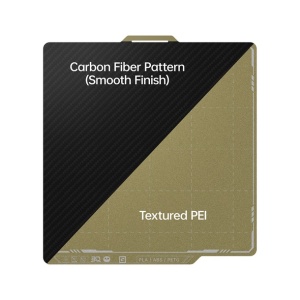 Suprafata de printare cu doua fete PET PEI Texturat pentru Bambu Lab X1C / P1 / A1