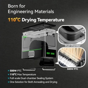 Uscator filament 3D SUNLU FILADRYER E2 Dry box