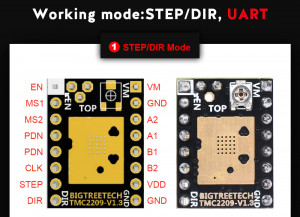 Driver Bigtreetech TMC2209 V1.3 UART