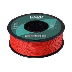 Rolă filament eSUN ABS+ Roșu 1kg - detaliu material - RepRapMania.ro
