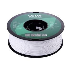Rolă filament eSUN ABS+ Alb 1kg - detaliu material - RepRapMania.ro