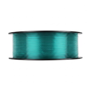 Rolă filament eSUN PETG-Basic Translucent Light Green 1kg, vedere din față