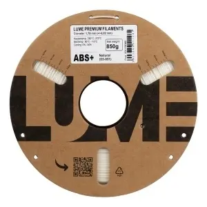 Filament ABS+ Lume High Speed 600mm/s Natural 0.85kg, rolă unghi 2
