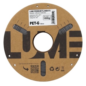 Detaliu înfășurare perfectă filament Lume PET-G Silver - Reprapmania
