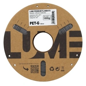 Detaliu înfășurare perfectă filament Lume PET-G Silver - Reprapmania