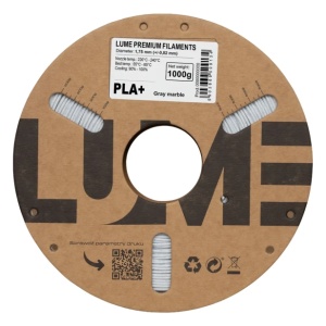 Detaliu înfășurare perfectă filament Lume PLA+ Grey Marble - Reprapmania