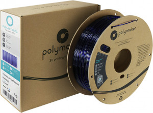 Filament POLYMAKER PolyLite PETG Translucent Blue 1kg