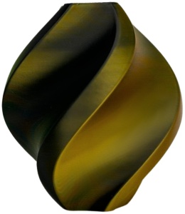 Filament Profesional Lab Silk PLA Dual Color Black Gold 1kg