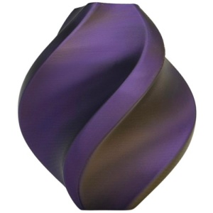 Model 3D printat cu Filament Profesional Lab Silk PLA Tri Color Black Gold Purple - calitate suprafață - RepRapMania